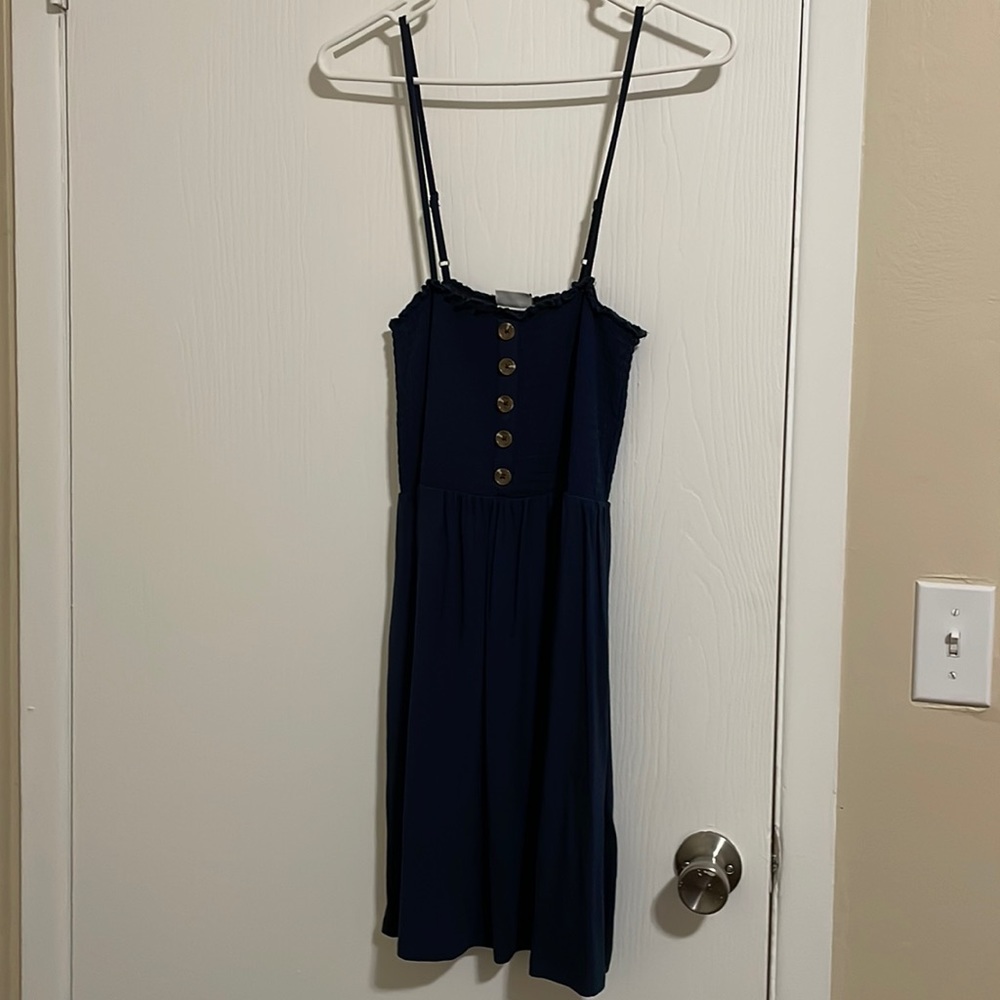Womens navy blue dress